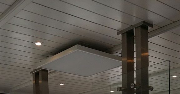 Infrared Heating Panel on ceiling