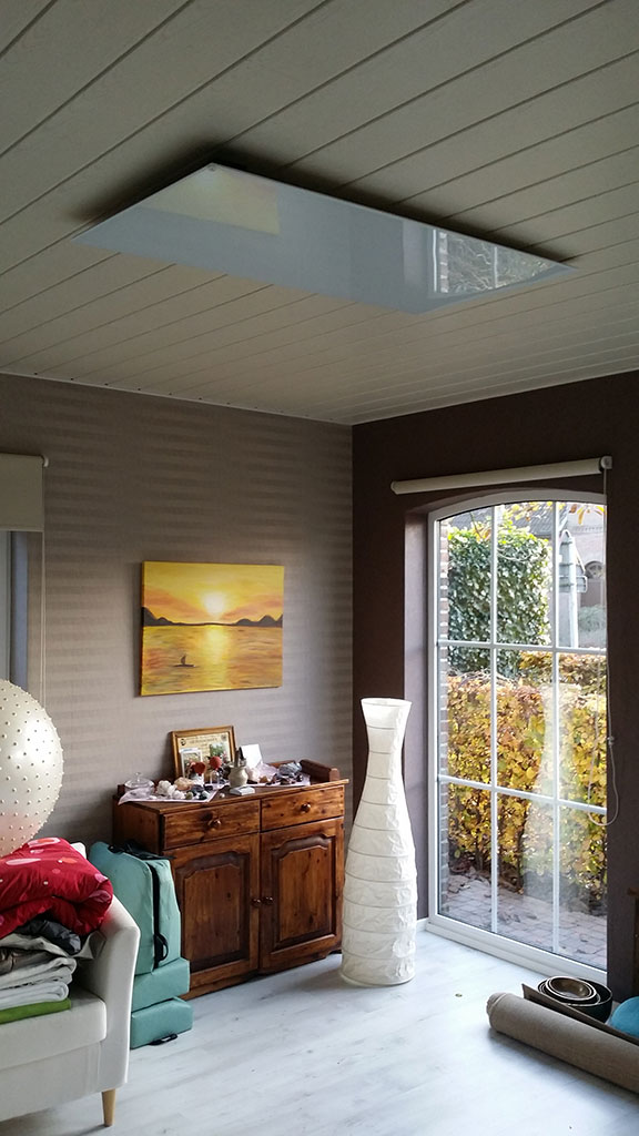 Infrared Heating Panel on ceiling