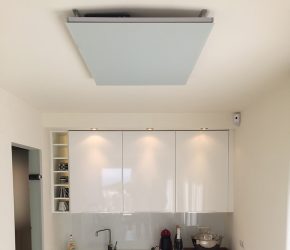 Infrared Heating Panel on ceiling