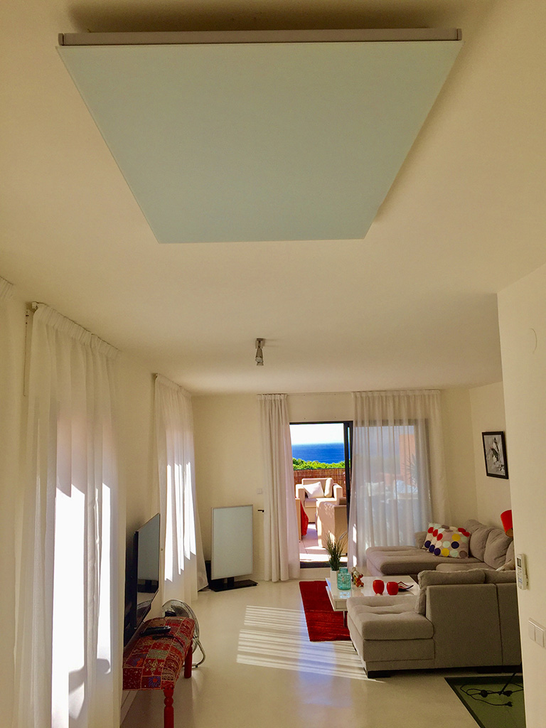 Infrared Heating Panel on ceiling